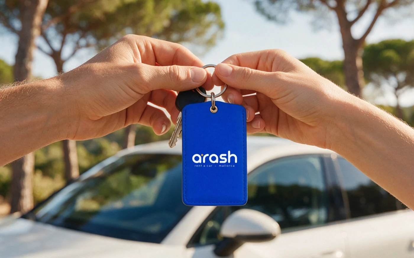 Aplicación de la marca de Arash Rent a Car