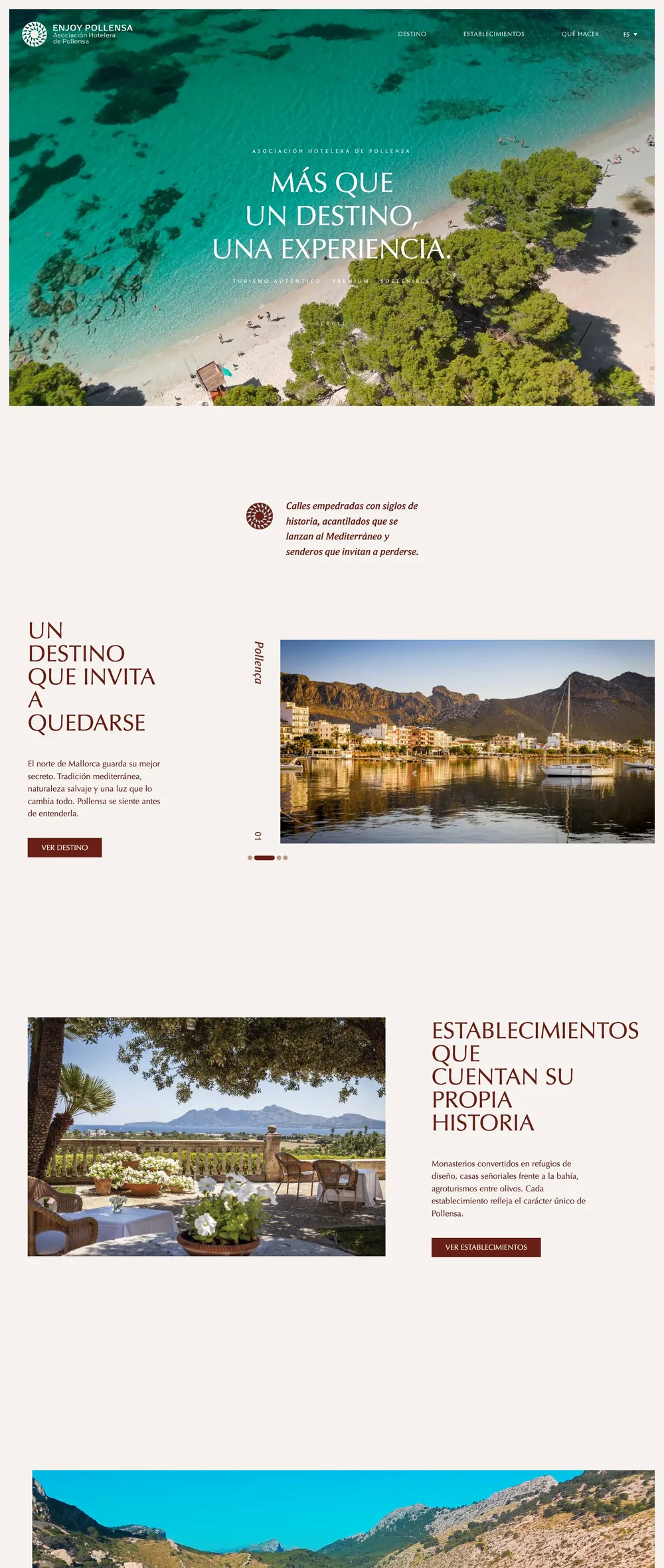 Página completa de Enjoy Pollensa