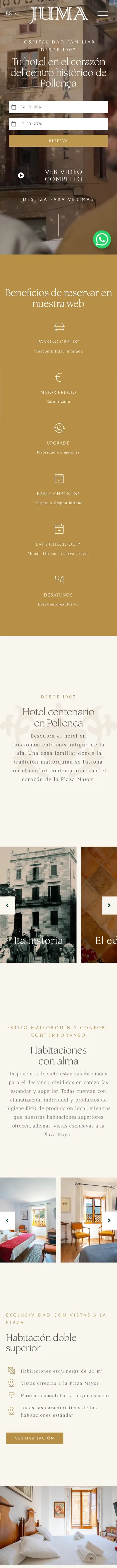 Hotel Juma en el móvil