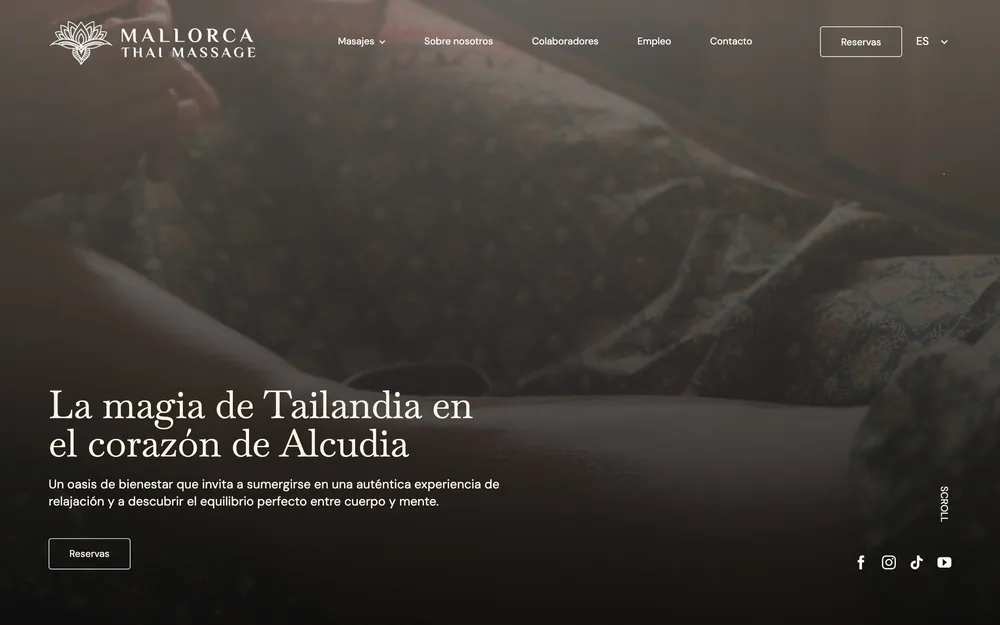 Diseño web Mallorca Thai Massage