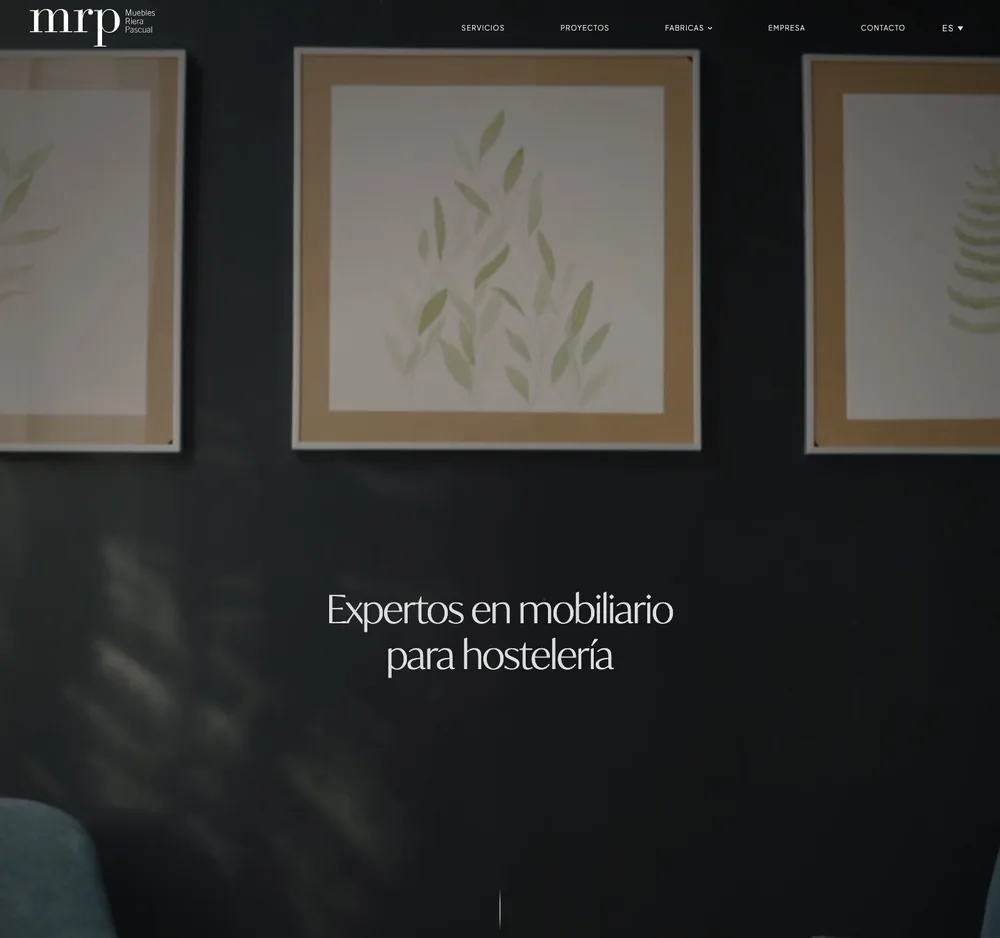 Diseño web Muebles RP