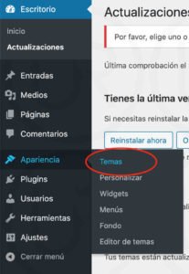 Instalación Generatepress free paso 1
